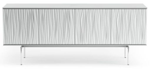 BDI Tanami 7109 Smooth Satin White Credenza & Media Cabinet