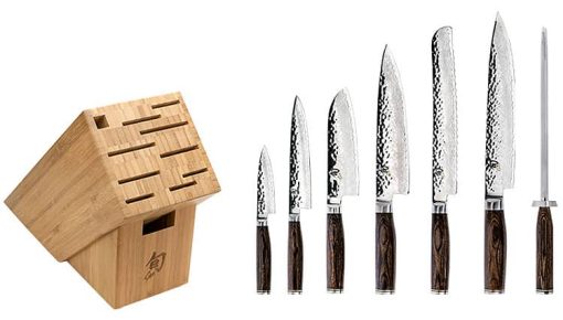 Shun Premier 8-Piece Professional Block Set
