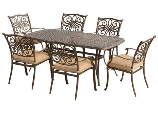 Hanover Traditions 7-Piece Dining Set In Natural Oat