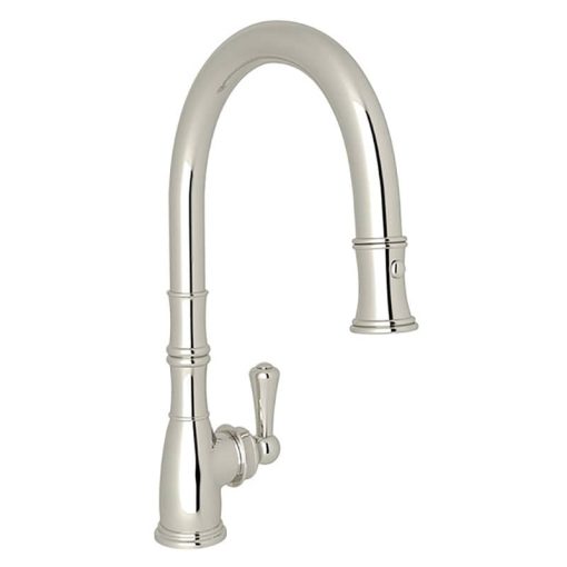 Rohl Perrin & Rowe Georgian Era Traditional Polished Nickel Pull-Down Faucet