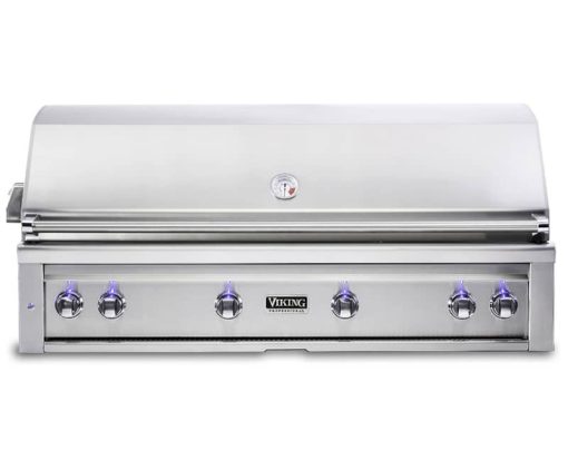 Viking 54" Stainless Steel Built-In Liquid Propane Gas Grill