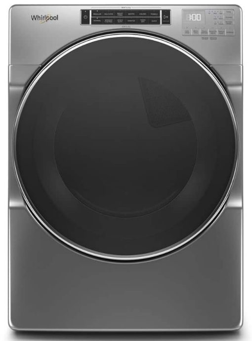 Whirlpool ADA 7.4 Cu. Ft. Chrome Shadow Front Load Electric Dryer With Steam Cycles