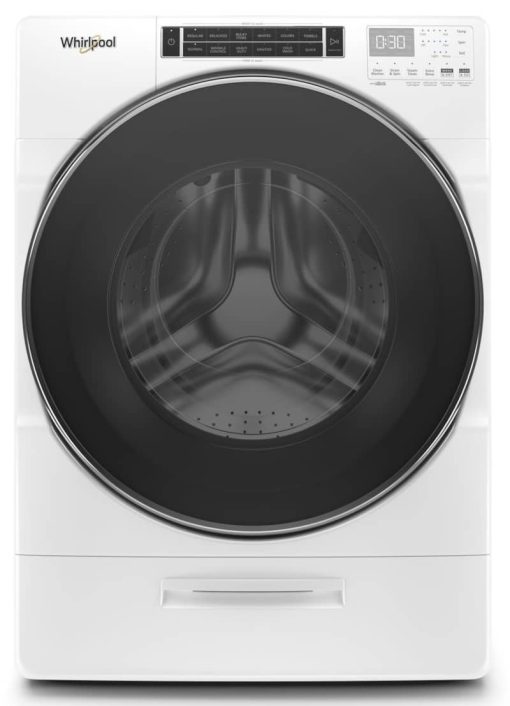 Whirlpool 5 Cu. Ft. White Front Load Washer With Load & Go XL Dispenser