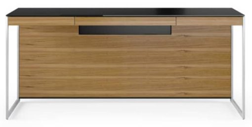 BDI Sequel 20 6101 Walnut And Satin Nickel Desk