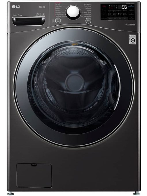 LG 4.5 Cu. Ft. Black Steel Smart Wi-Fi Enabled All-In-One Front Load Washer/Dryer With TurboWash Technology