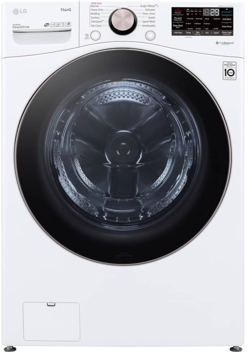 LG 4.5 Cu. Ft. White Smart Wi-Fi Enabled Front Load Washer With TurboWash 360 And Built-In Intelligence