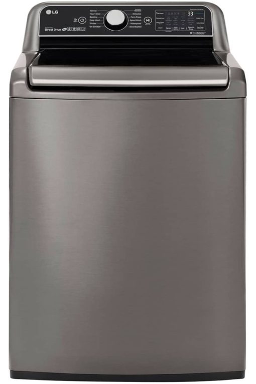 LG 5.5 Cu. Ft. Graphite Steel Smart Wi-Fi Enabled Top Load Washer With TurboWash3D Technology