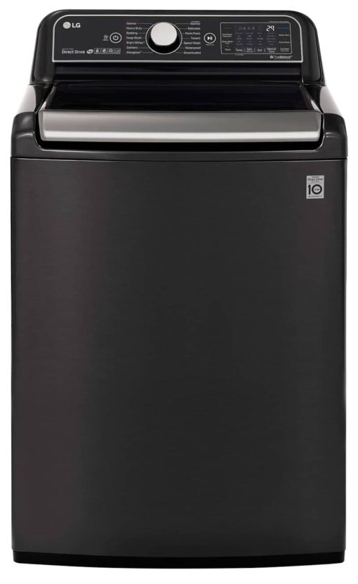 LG 5.5 Cu. Ft. Black Steel Top Load Washer With TurboWash3D
