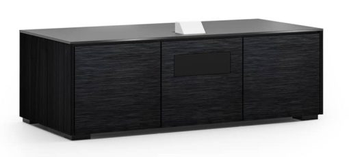 Salamander Designs Chameleon Collection Chicago 237S EPS Black Oak w/ Black Solid Surface Top Projector Integrated Cabinet