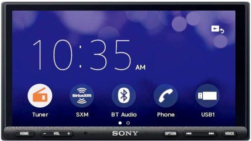 Sony 6.95" Apple CarPlay/Android Auto High Power Media Receiver