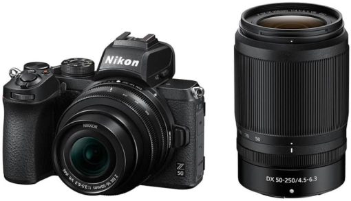 Nikon Z 50 Black Mirrorless Digital Camera With 2 Lens Kit
