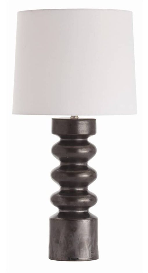 Arteriors Wheaton Gunmetal Table Lamp