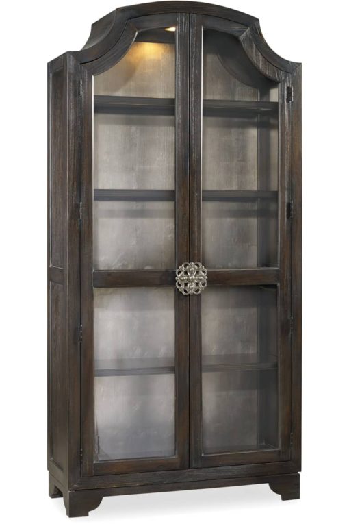 Hooker Furniture Living Room Sanctuary Glass Bunching Curio