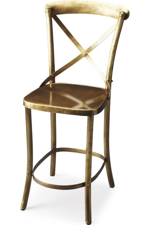 Butler Specialty Company Bennington Gold Bar Stool