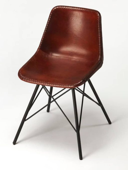 Butler Specialty Company Inland Brown Leather Chair