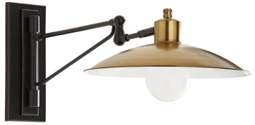 Arteriors Nox Antique Brass Sconce