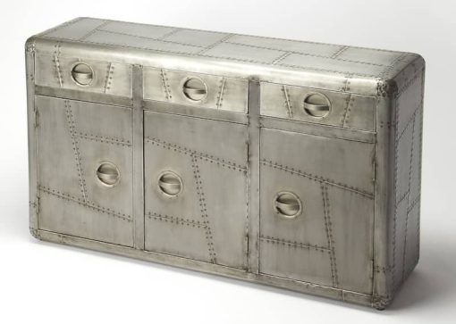 Butler Specialty Company Yeager Gray Console Cabinet