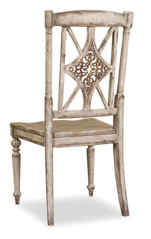 Hooker Furniture Caramel Froth And Paris Vintage Chatelet Fretback Side Chair