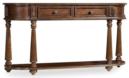 Hooker Furniture Leesbrug Demilune Hall Console Table