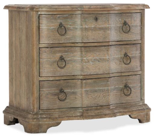 Hooker Furniture Boheme Bastogne Three-Drawer Nightstand