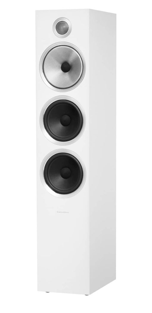 Bowers & Wilkins 700 Series Satin White 3-Way Floorstanding Speaker (Each)