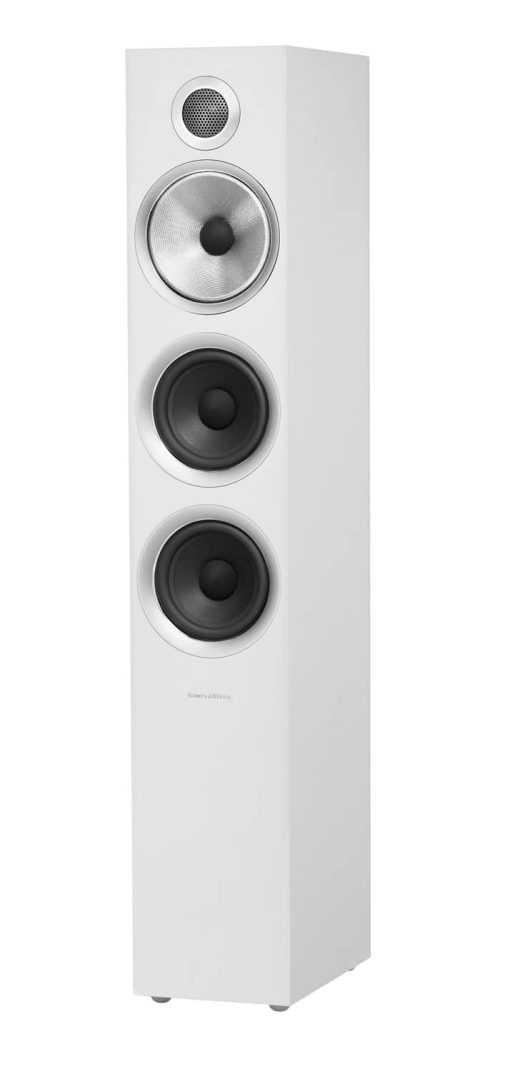 Bowers & Wilkins 700 Series Satin White 3-Way Floorstanding Speaker (Each)