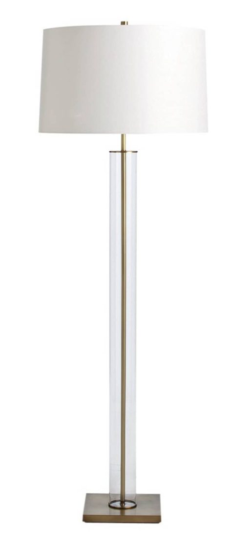 Arteriors Norman Antique Brass Floor Lamp