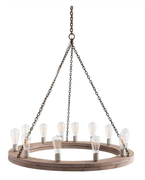 Arteriors Geoffrey Small Brown Chandelier