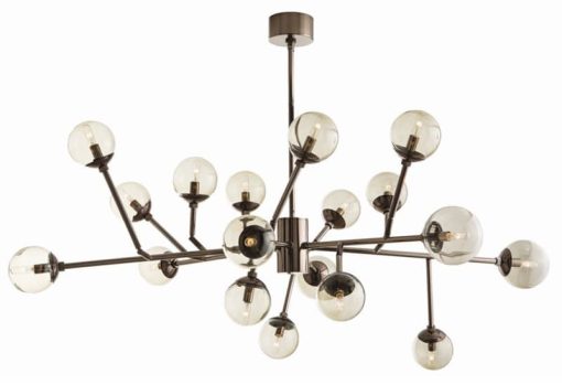 Arteriors Dallas Medium Brown Nickel Chandelier
