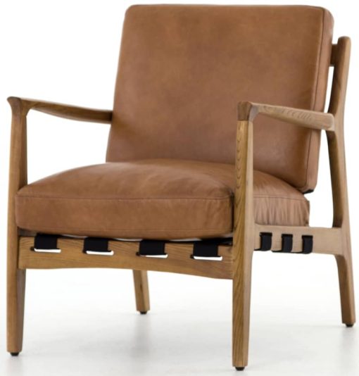 Four Hands Bishop Collection Patina Copper Silas Chair