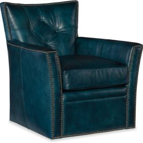 Hooker Furniture Living Room Conner Swivel Club Chair