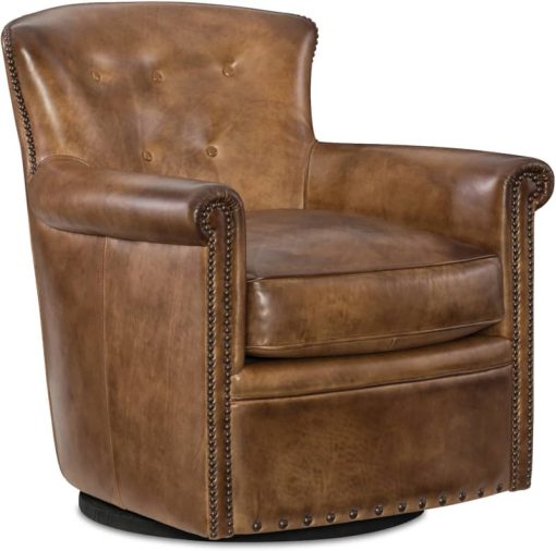 Hooker Furniture Living Room Jacob Swivel Club Chair