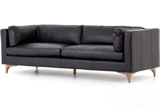 Four Hands Carnegie Collection 94" Rider Black Beckwith Sofa