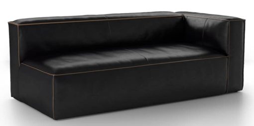 Four Hands Old Saddle Black Nolita Sectional RAF