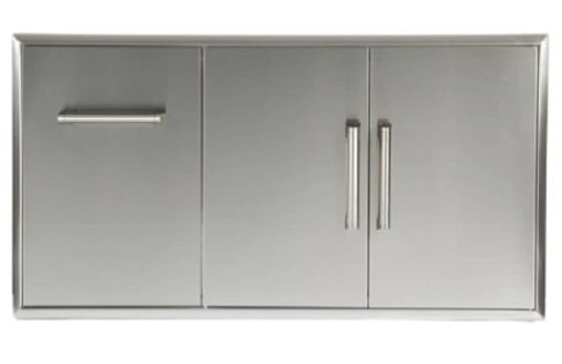 Coyote Stainless Steel Combination Storage: Drawer And Double Access Doors