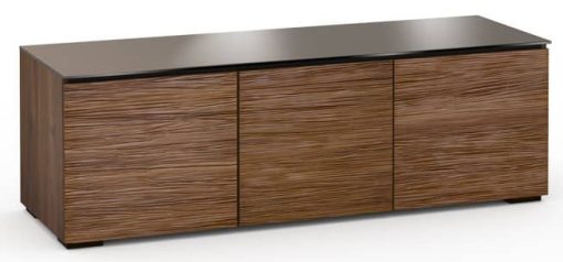Salamander Designs Chameleon Collection Denver 237 Medium Walnut Textured AV Cabinet