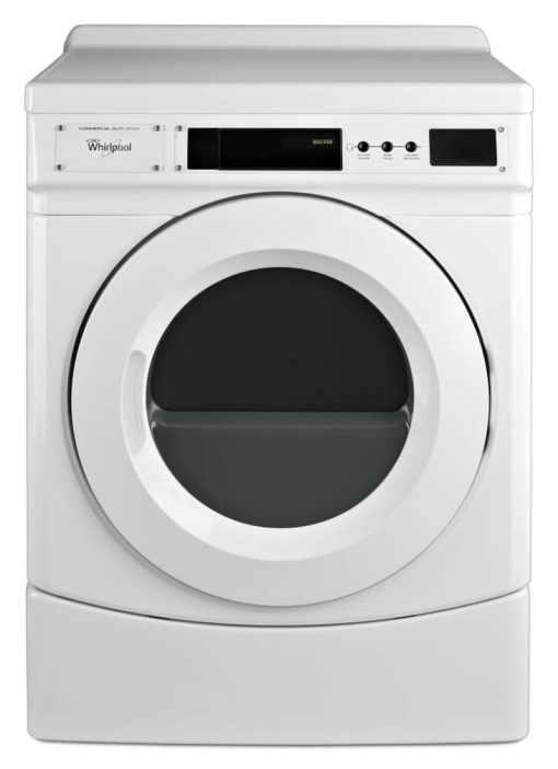 Whirlpool ADA 27" White Commercial Electric Front-Load Dryer, Non-Vend