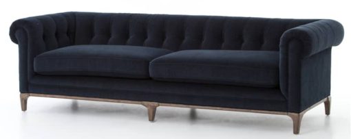 Four Hands Plush Navy Banks Griffon Sofa