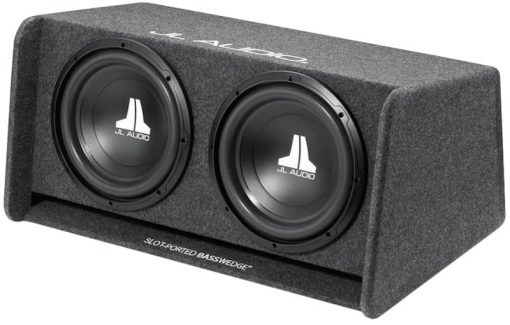 JL Audio 12" 12W0V3 BassWedge Ported Dual Subwoofer Enclosure