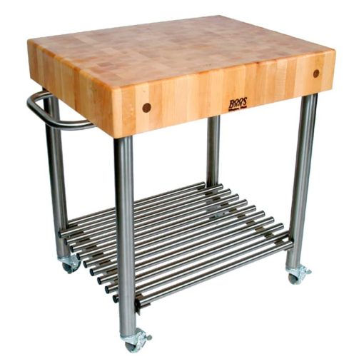 John Boos & Co. Cucina D'Amico Hard Maple Top Cart