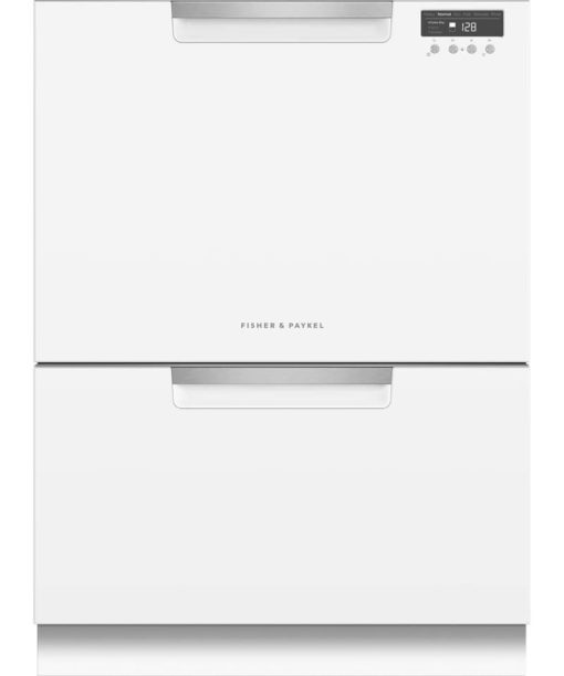 Fisher & Paykel Series 7 24" White Tall Double DishDrawer Dishwasher
