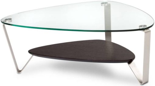 BDI Dino Small Espresso Stained Oak Triangular Coffee Table