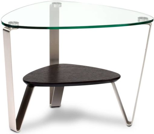 BDI Dino Espresso Stained Oak Triangular End Table