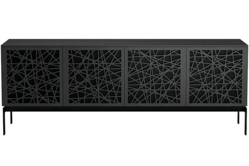 BDI Elements 8779-CO Charcoal With Ricochet Doors Storage Console