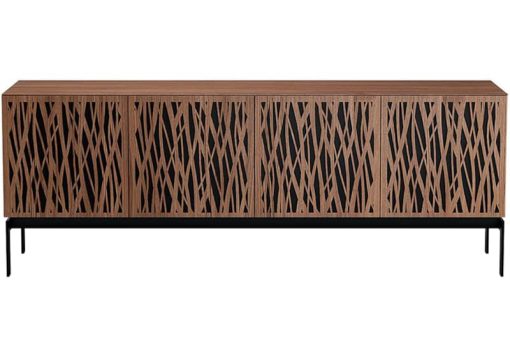 BDI Elements 8779-CO Natural Walnut With Wheat Doors Storage Console