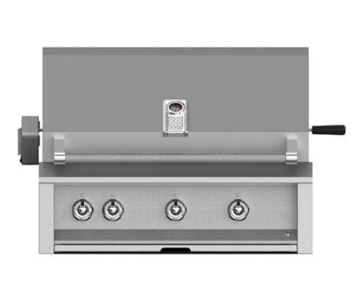 Hestan Aspire 36" Steeletto Built-In Liquid Propane Gas Grill With 1 Sear And the Rest Tubular U-Burners And Rotisserie