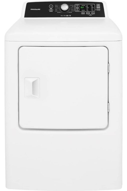 Frigidaire 6.7 Cu. Ft. White Freestanding Gas Dryer