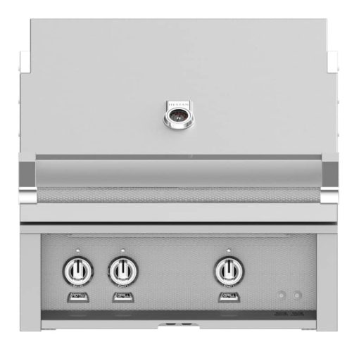 Hestan 30" Steeletto Built-In Liquid Propane Gas Grill With All Trellis Burners