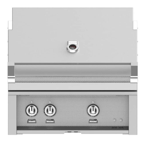 Hestan 30" Steeletto Built-In Natural Gas Grill With All Trellis Burners