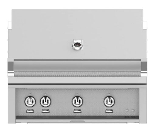 Hestan 36" Steeletto Built-In Liquid Propane Gas Grill With All Trellis Burners
